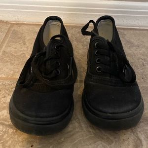 Black toddler Vans